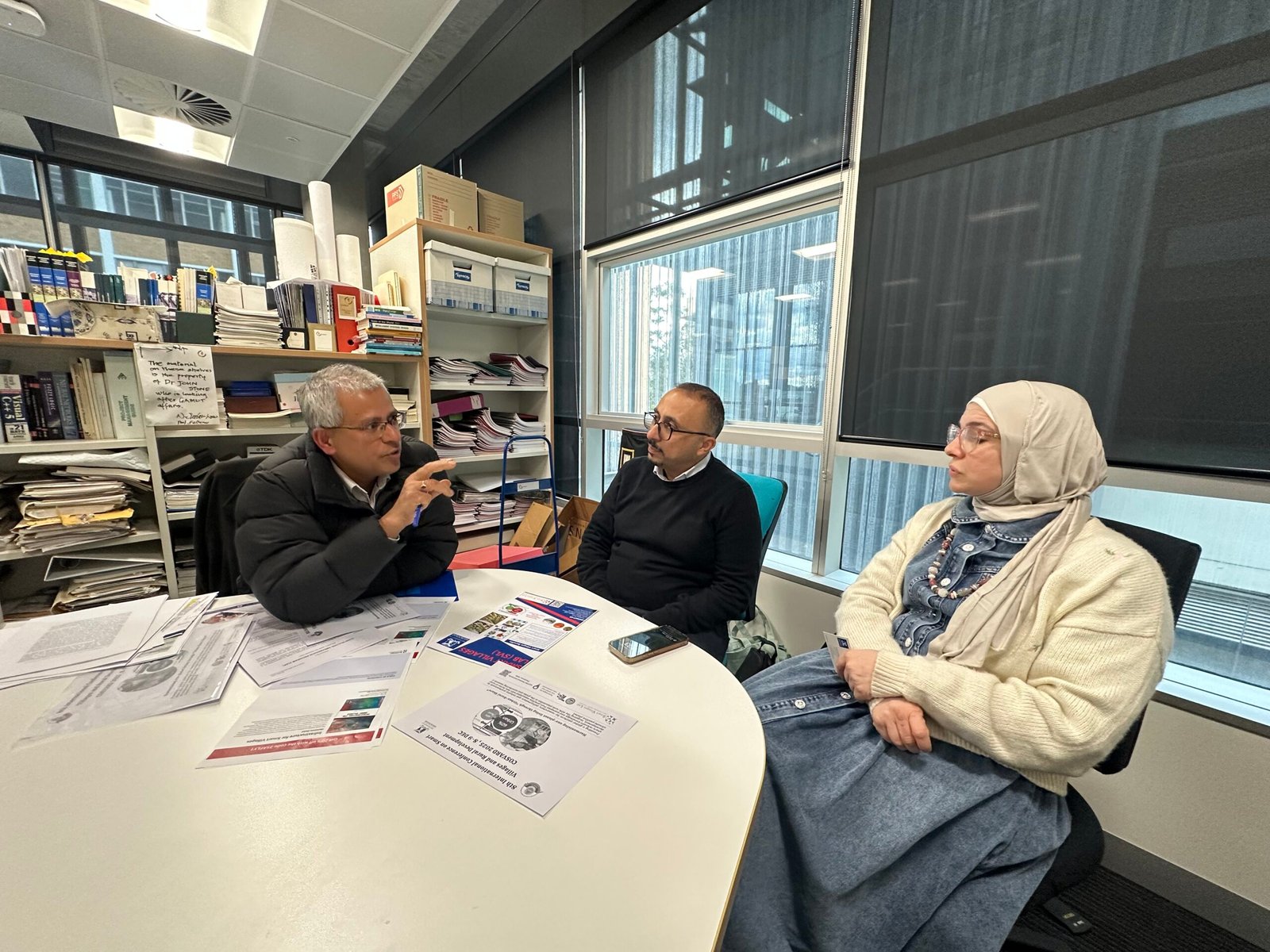 Meeting with Director of the Smart Village Space Project/ India